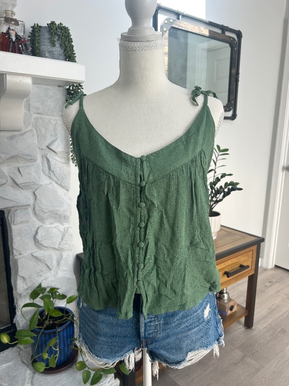 Loose green O’Neill tank top